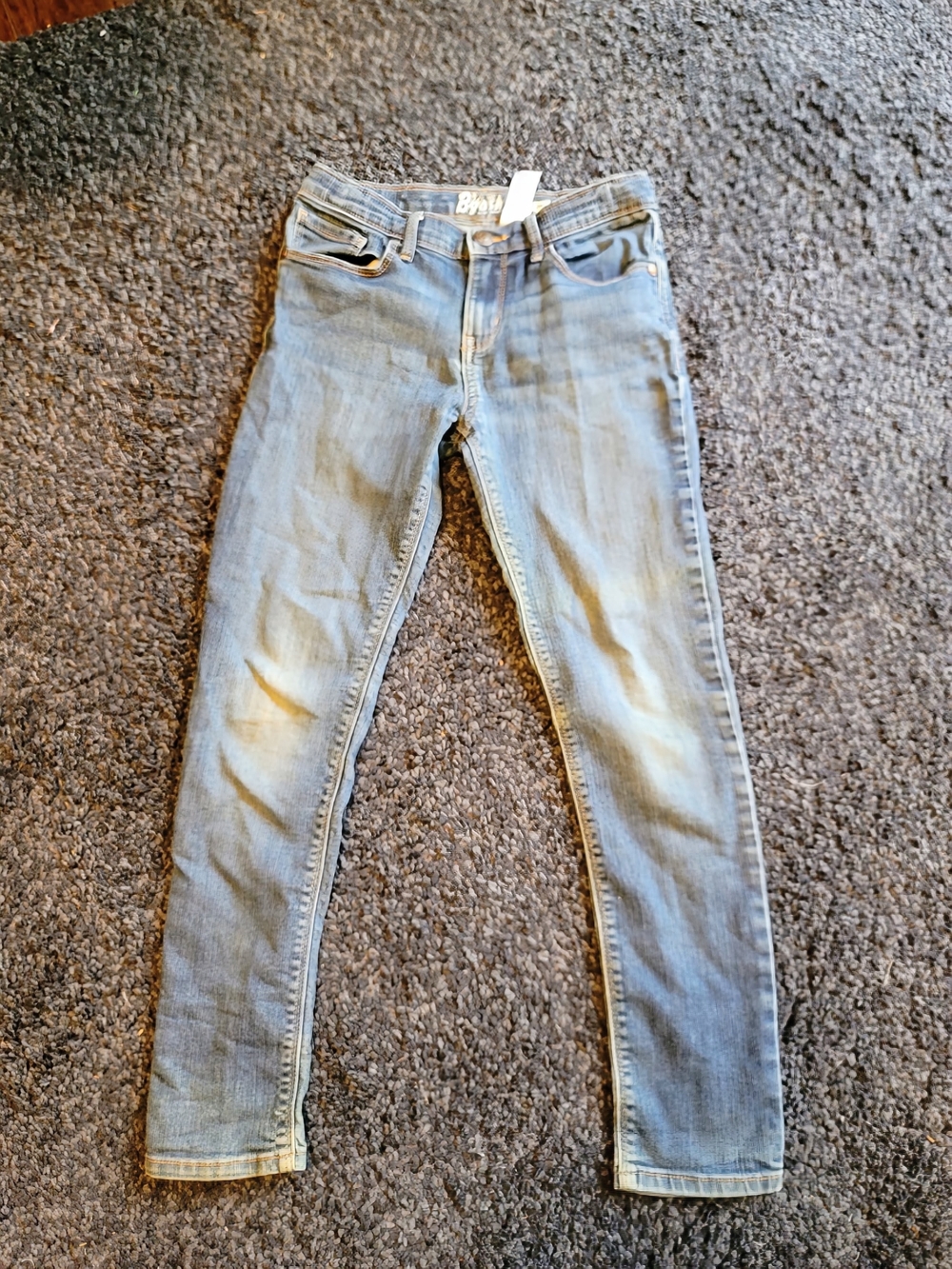 Kids Light Blue Stretch Skinny Jeans